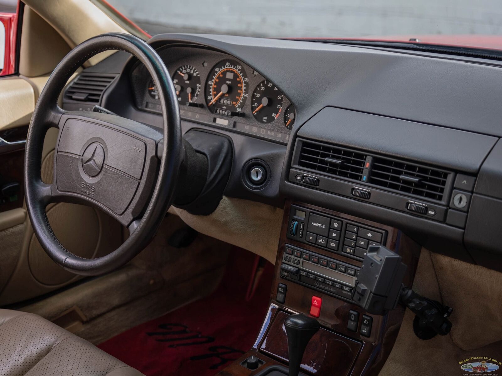 Mercedes-Benz-300-Series-Cabriolet-1991-Red-21716-29