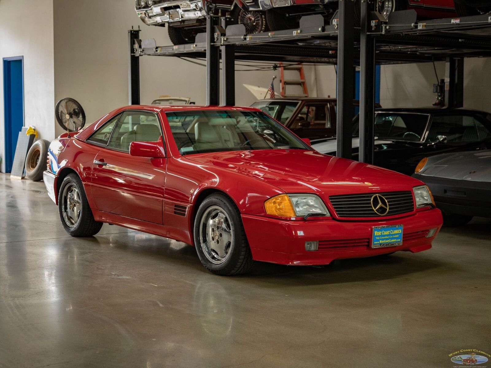 Mercedes-Benz-300-Series-Cabriolet-1991-Red-21716-9