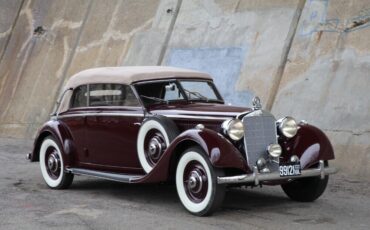 Mercedes-Benz-320-Cabriolet-1938-Burgundy-Tan-0-1