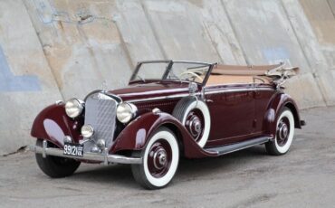 Mercedes-Benz-320-Cabriolet-1938-Burgundy-Tan-0