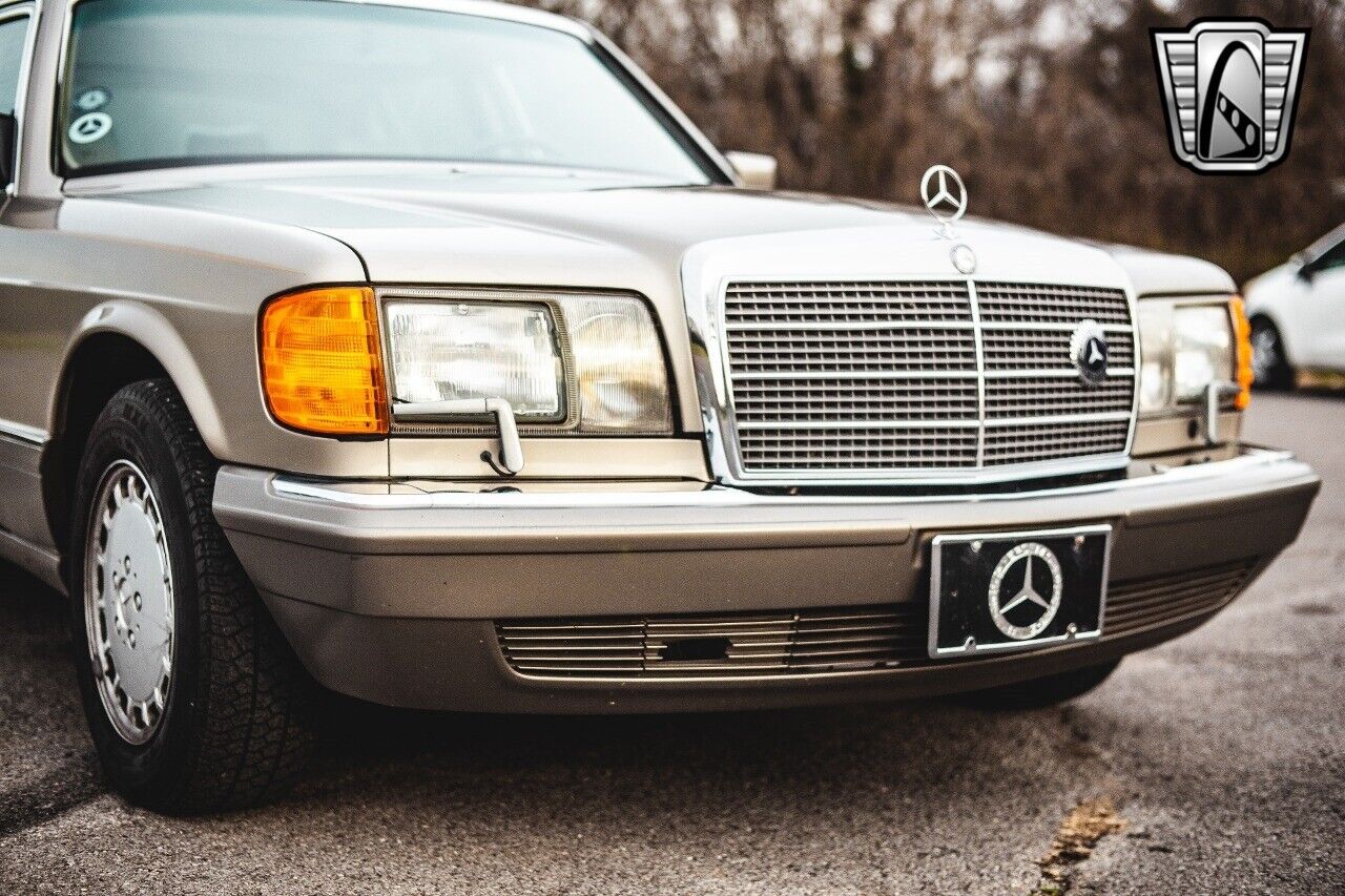 Mercedes-Benz-400-Series-1987-Silver-Tan-75850-11