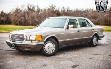 Mercedes-Benz-400-Series-1987-Silver-Tan-75850-3