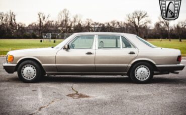 Mercedes-Benz-400-Series-1987-Silver-Tan-75850-4