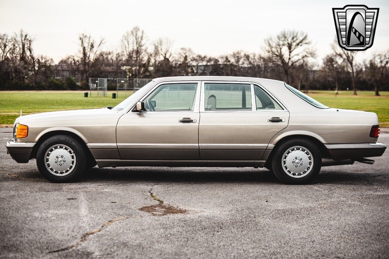 Mercedes-Benz-400-Series-1987-Silver-Tan-75850-4