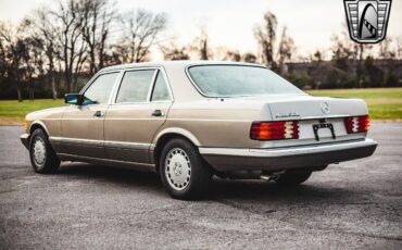 Mercedes-Benz-400-Series-1987-Silver-Tan-75850-5