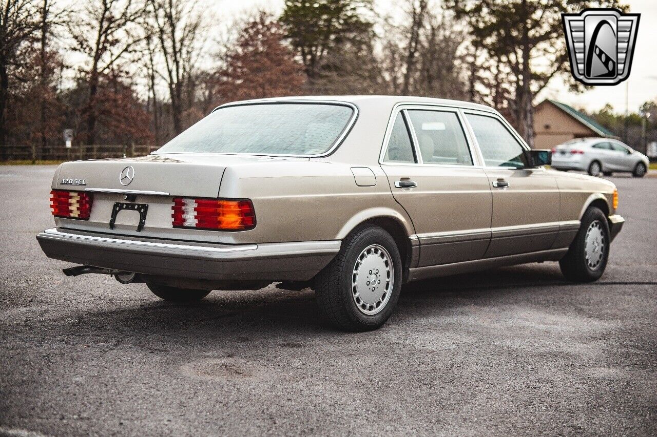 Mercedes-Benz-400-Series-1987-Silver-Tan-75850-7