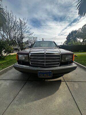 Mercedes-Benz-400-Series-Berline-1986-Burgundy-Tan-240710-1