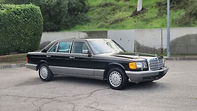 Mercedes-Benz-400-Series-Berline-1988-Black-Gray-42416-5