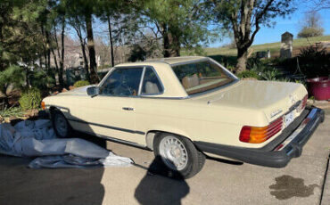 Mercedes-Benz-400-Series-Cabriolet-1978-White-Brown-0-6