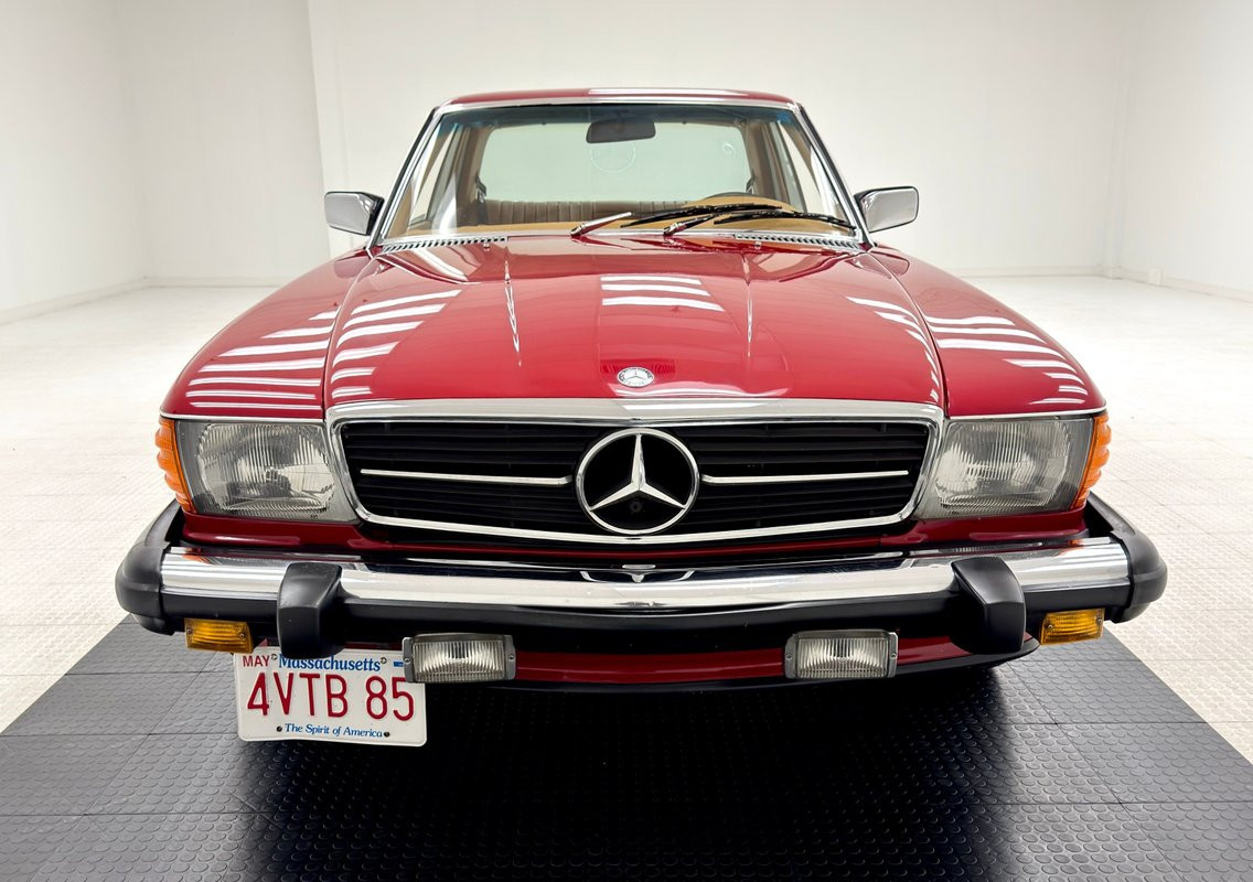 Mercedes-Benz-400-Series-Coupe-1977-Red-Tan-198736-7