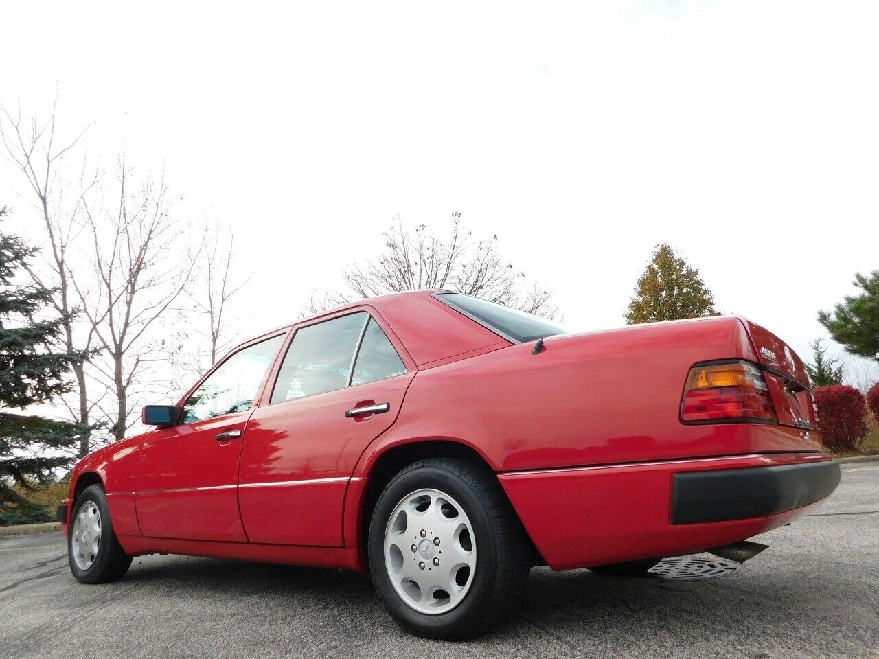 Mercedes-Benz-400E-Berline-1993-Red-Tan-206202-9