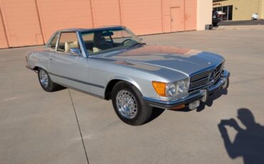 Mercedes-Benz-450-SL-1973-Silver-Tan-231746-7