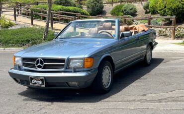 Mercedes-Benz-500-Series-1986-Blue-Tan-49463-2