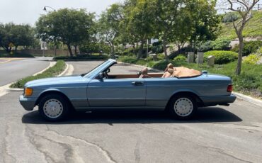 Mercedes-Benz-500-Series-1986-Blue-Tan-49463-3