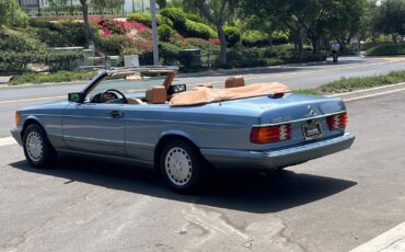 Mercedes-Benz-500-Series-1986-Blue-Tan-49463-4