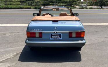 Mercedes-Benz-500-Series-1986-Blue-Tan-49463-5