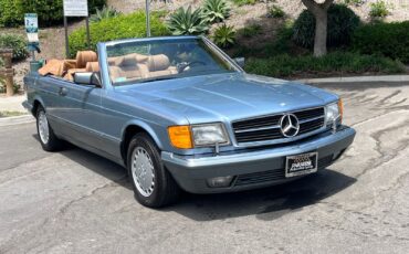 Mercedes-Benz-500-Series-1986-Blue-Tan-49463-8