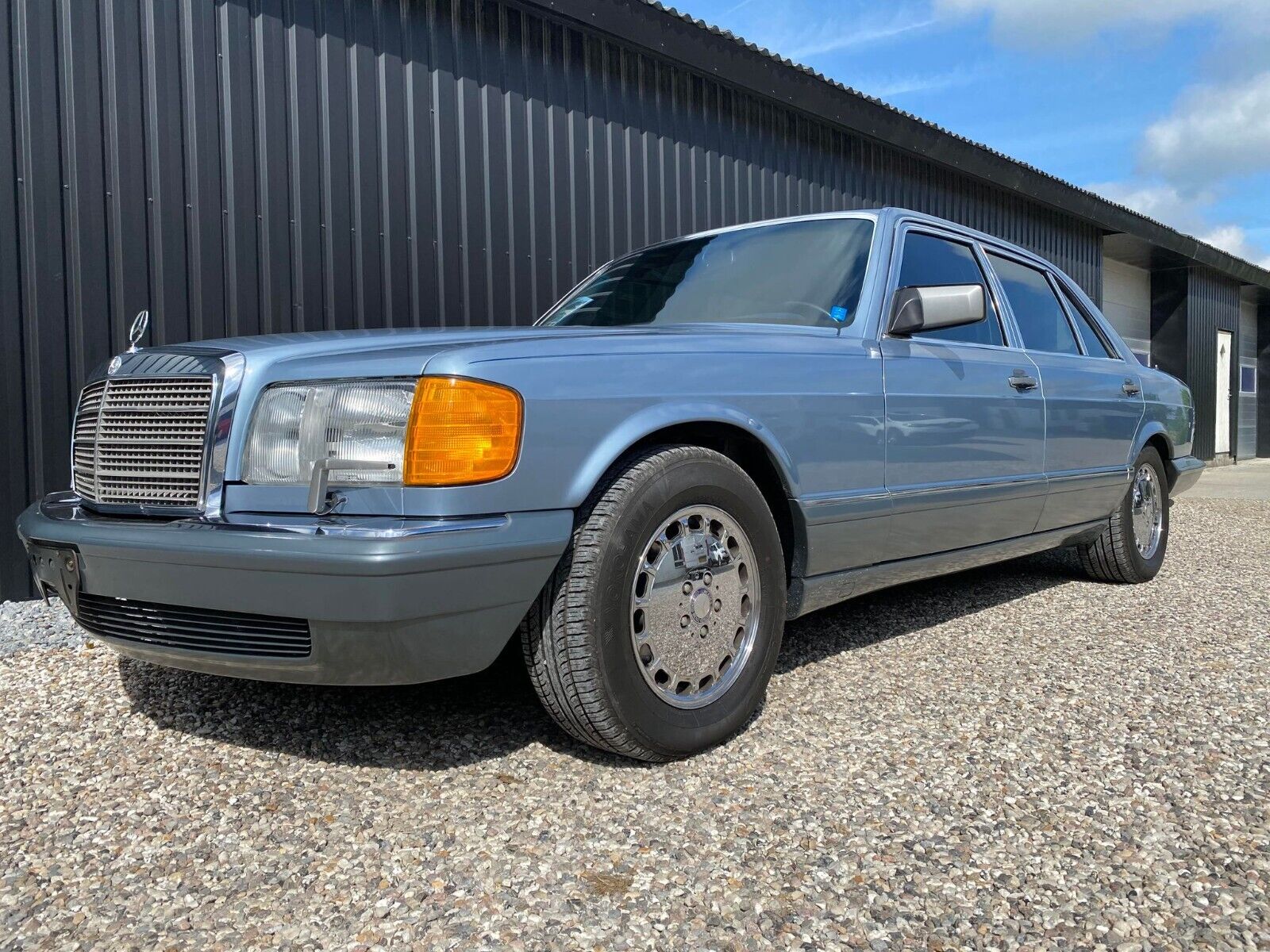 Mercedes-Benz-500-Series-Berline-1986-Blue-Blue-96561-3