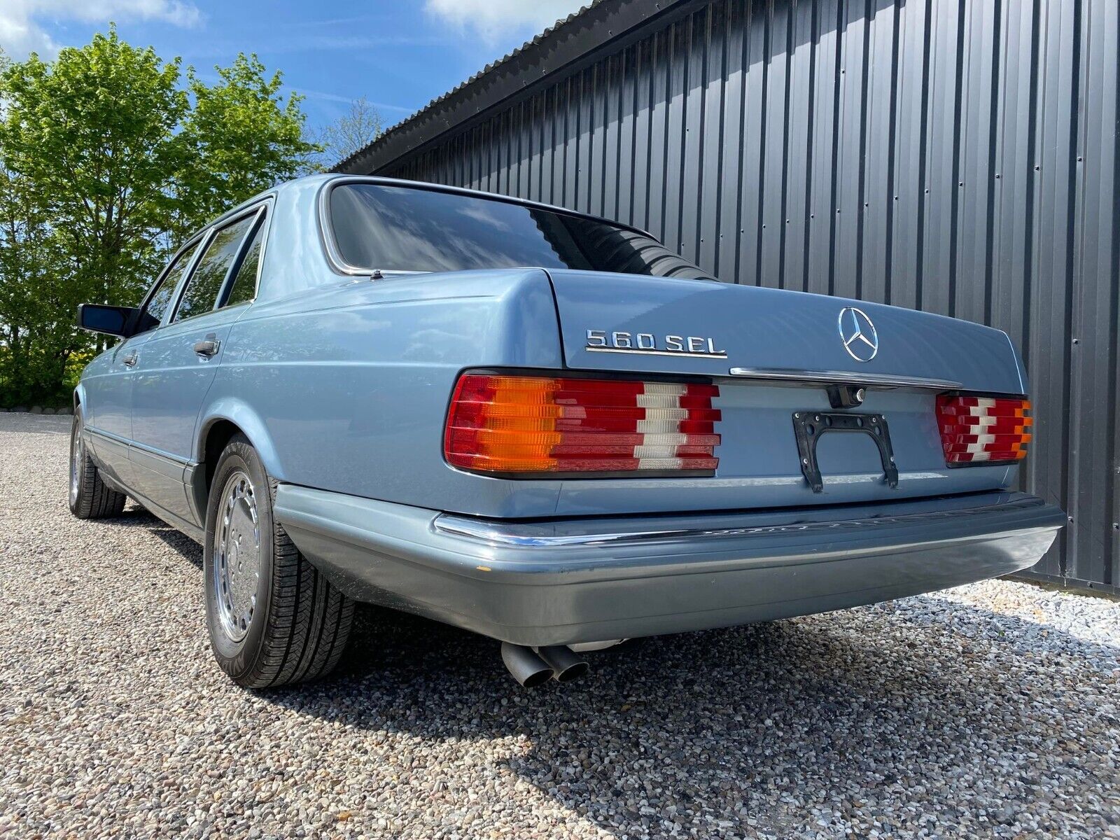 Mercedes-Benz-500-Series-Berline-1986-Blue-Blue-96561-4