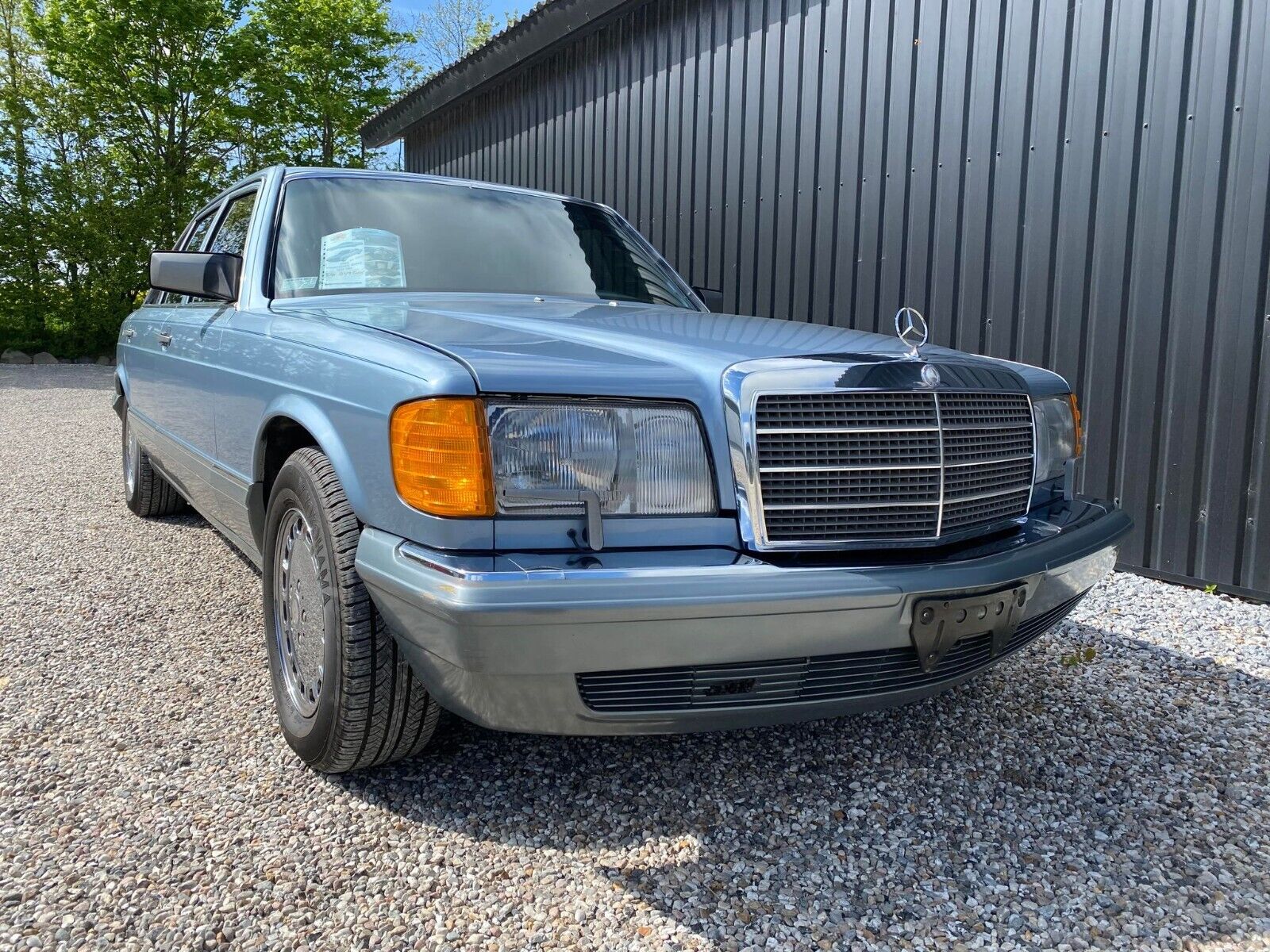 Mercedes-Benz-500-Series-Berline-1986-Blue-Blue-96561-5