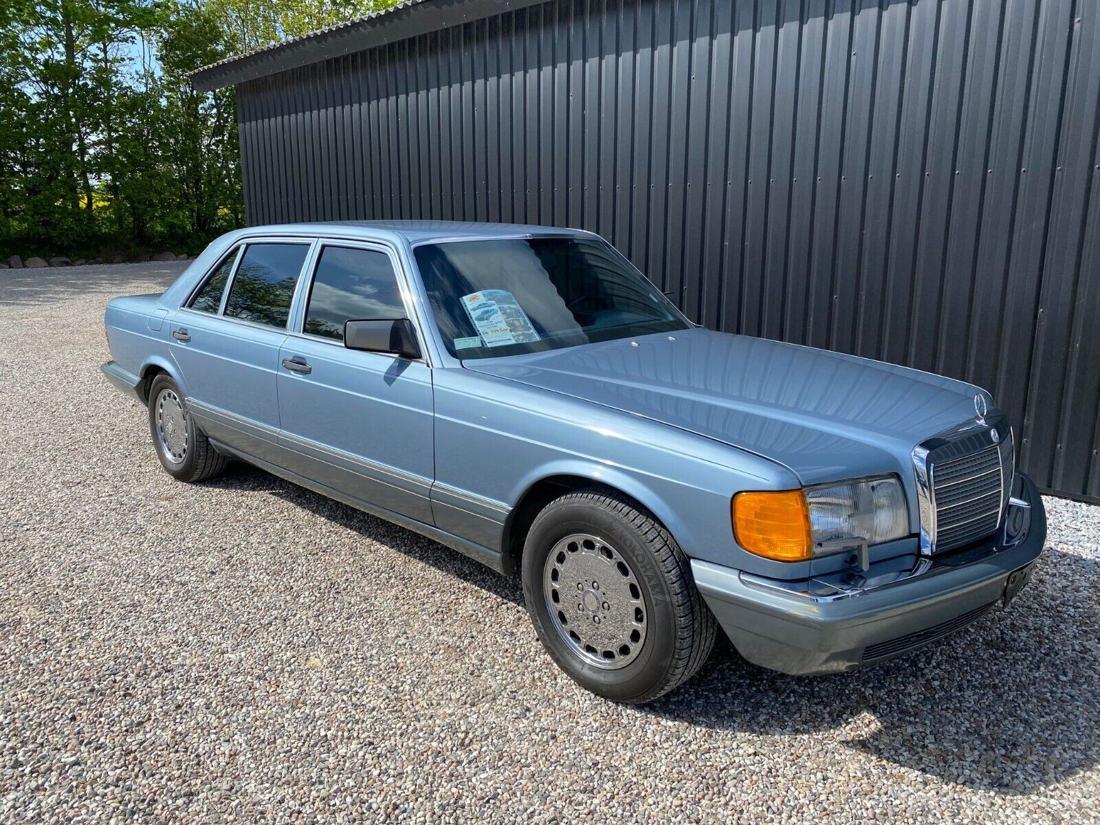 Mercedes-Benz-500-Series-Berline-1986-Blue-Blue-96561-9