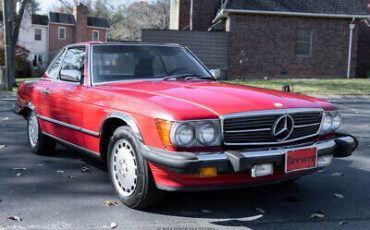 Mercedes-Benz-500-Series-Cabriolet-1986-Red-Black-188668-11