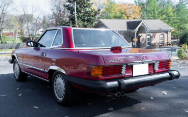 Mercedes-Benz-500-Series-Cabriolet-1986-Red-Black-188668-5