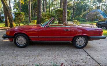 Mercedes-Benz-500-Series-Cabriolet-1988-Red-Tan-35151-2