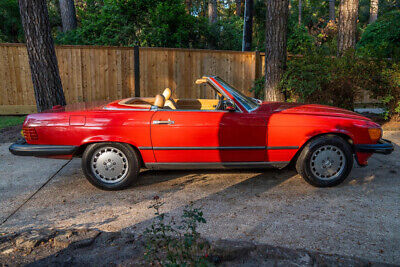 Mercedes-Benz-500-Series-Cabriolet-1988-Red-Tan-35151-8