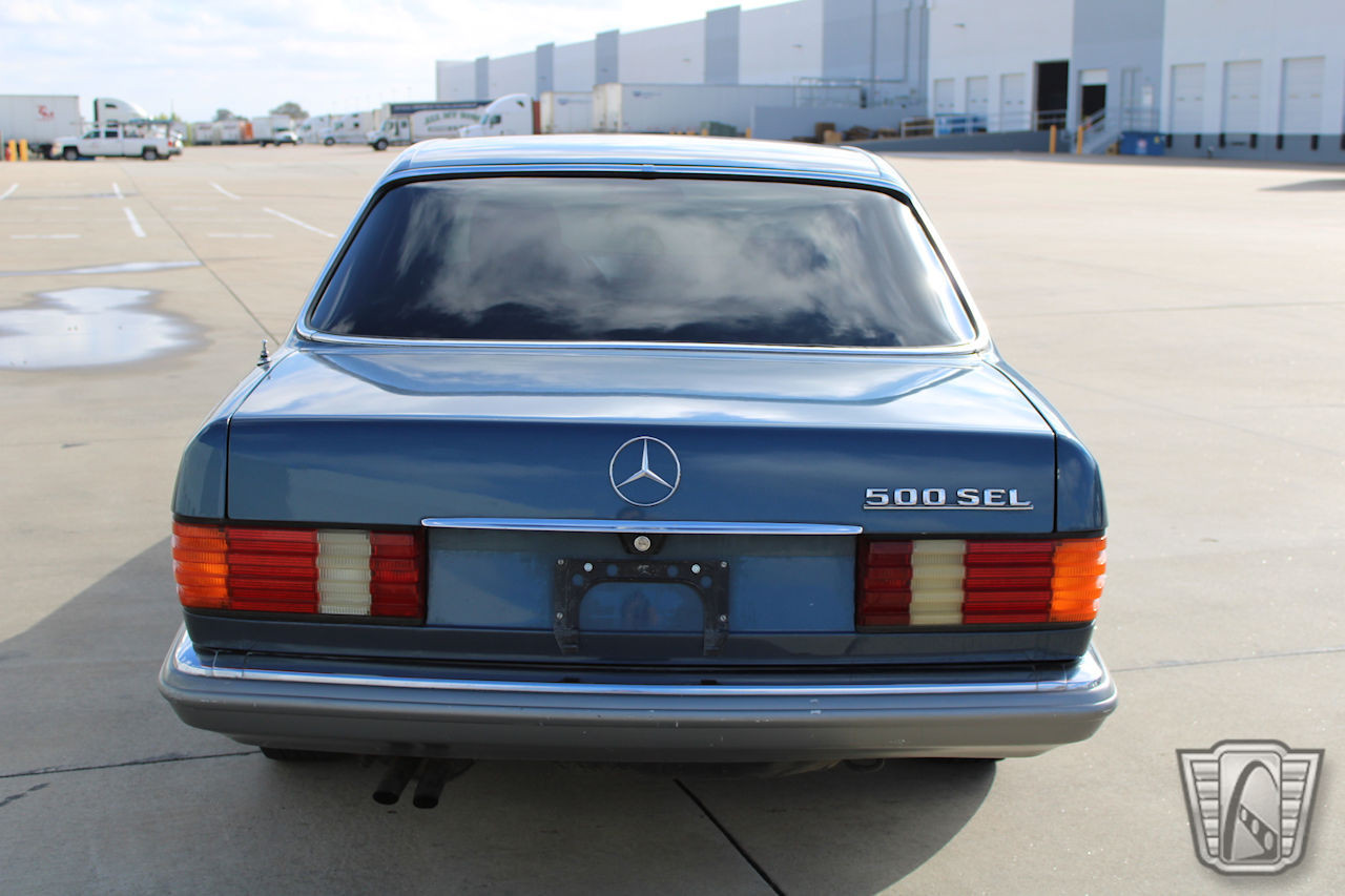 Mercedes-Benz-500SEL-1981-Blue-Gray-342027-3