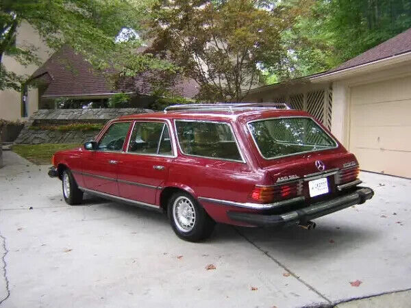 Mercedes-Benz-S-Class-Break-1978-Burgundy-Brown-139313-12