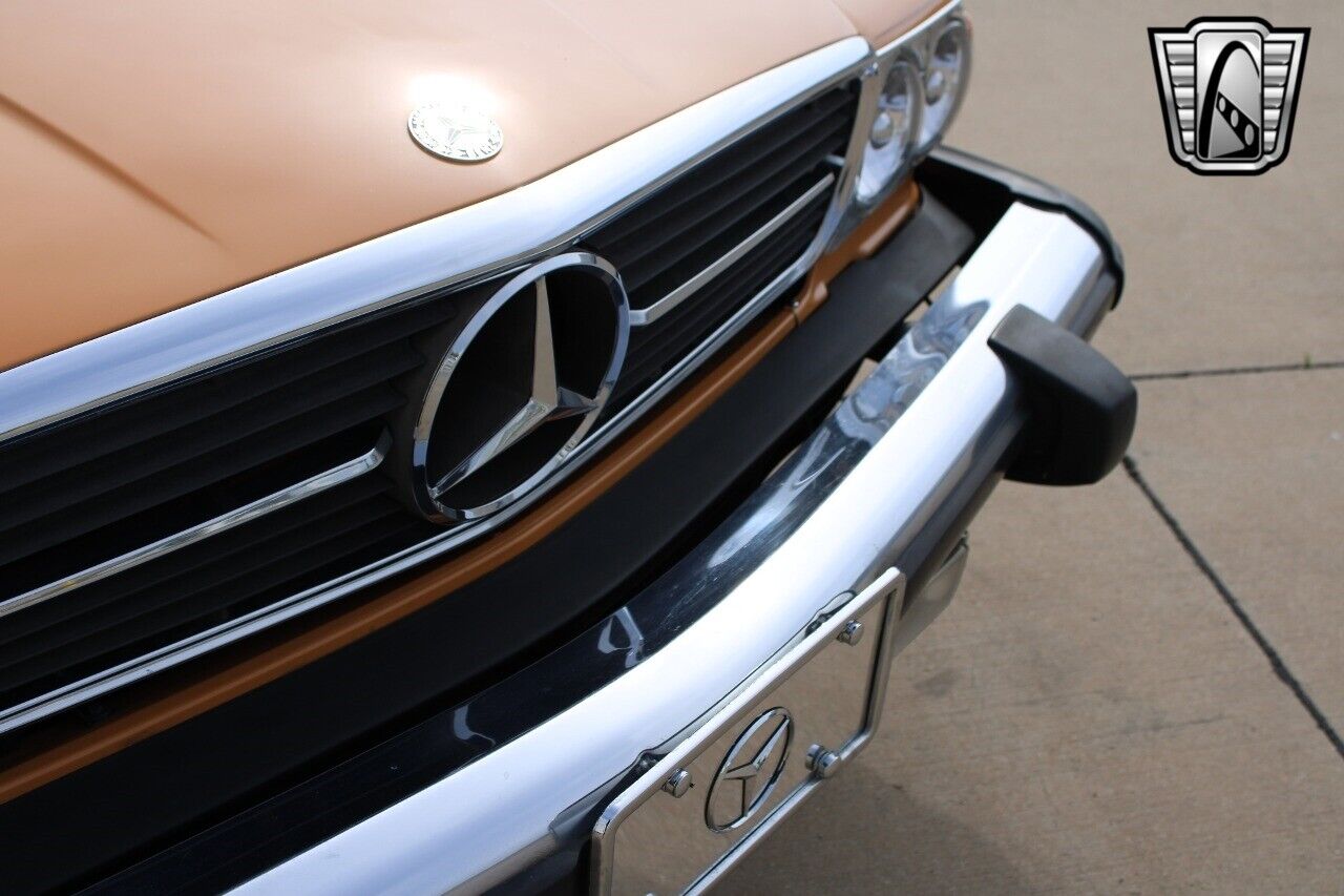 Mercedes-Benz-SL-Class-1975-Yellow-Tan-250737-11