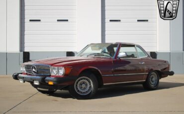 Mercedes-Benz-SL-Class-1977-Maroon-Tan-120656-2