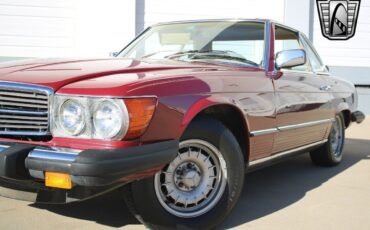 Mercedes-Benz-SL-Class-1977-Maroon-Tan-120656-8