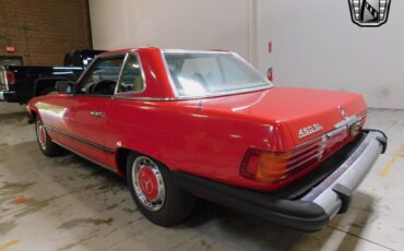 Mercedes-Benz-SL-Class-1977-Red-Tan-143938-2