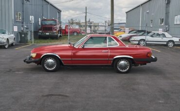 Mercedes-Benz-SL-Class-1978-Red-Tan-86036-1