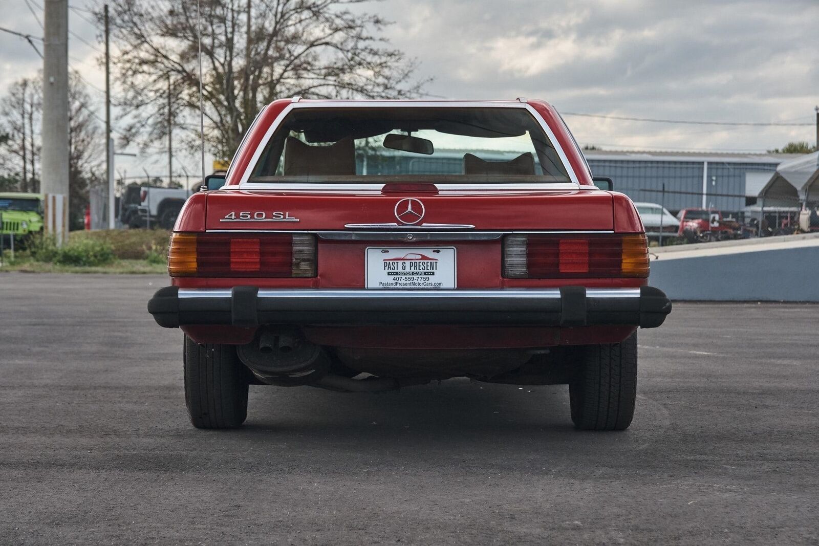 Mercedes-Benz-SL-Class-1978-Red-Tan-86036-4