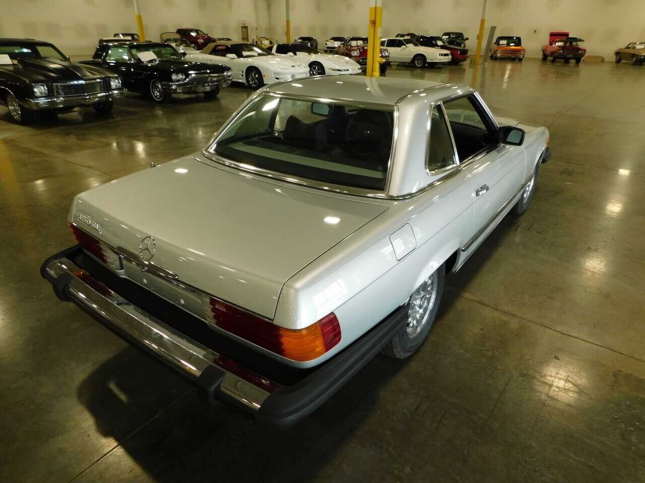 Mercedes-Benz-SL-Class-1978-Silver-Black-117619-5