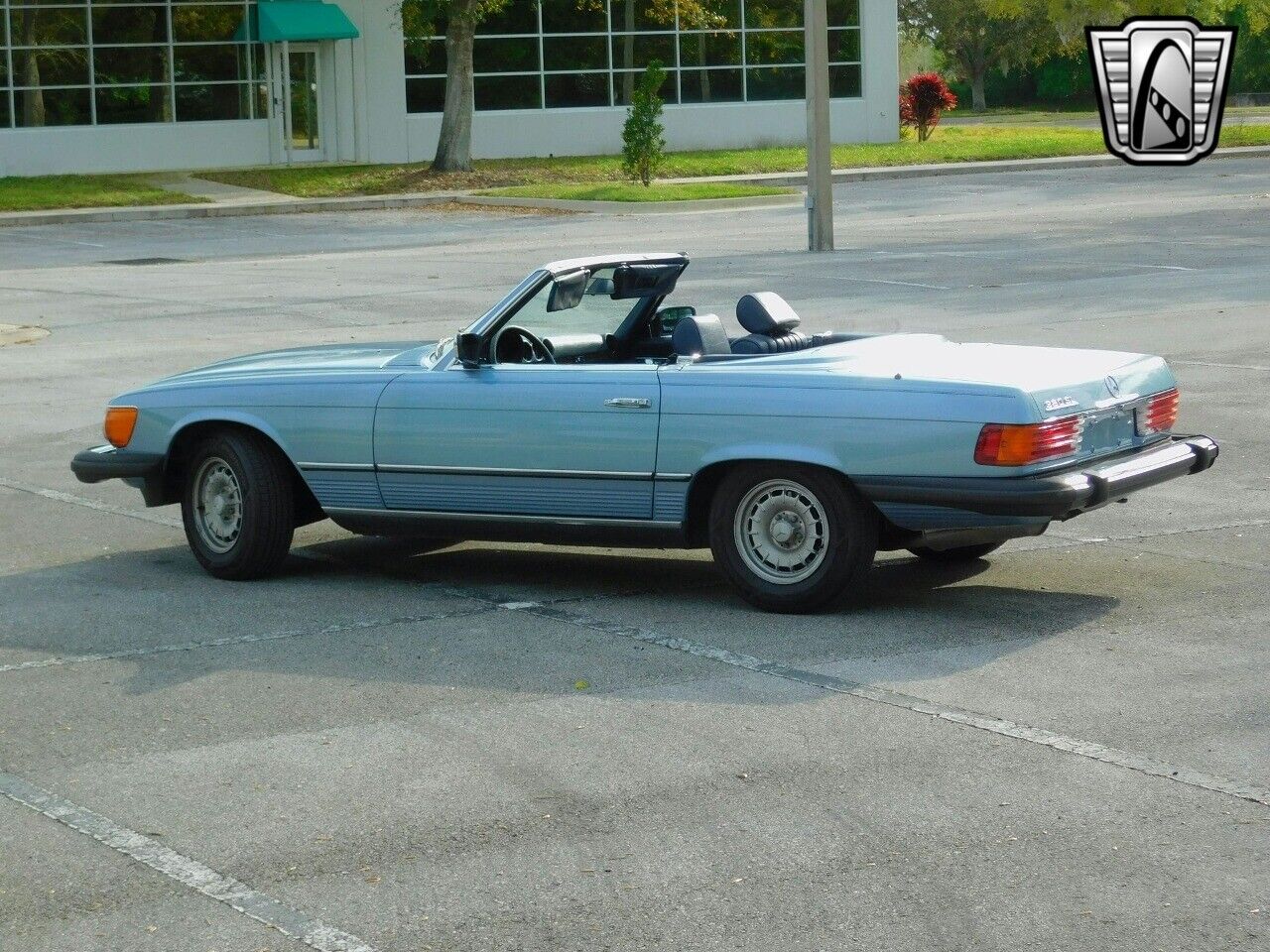 Mercedes-Benz-SL-Class-1985-Blue-Blue-90761-11