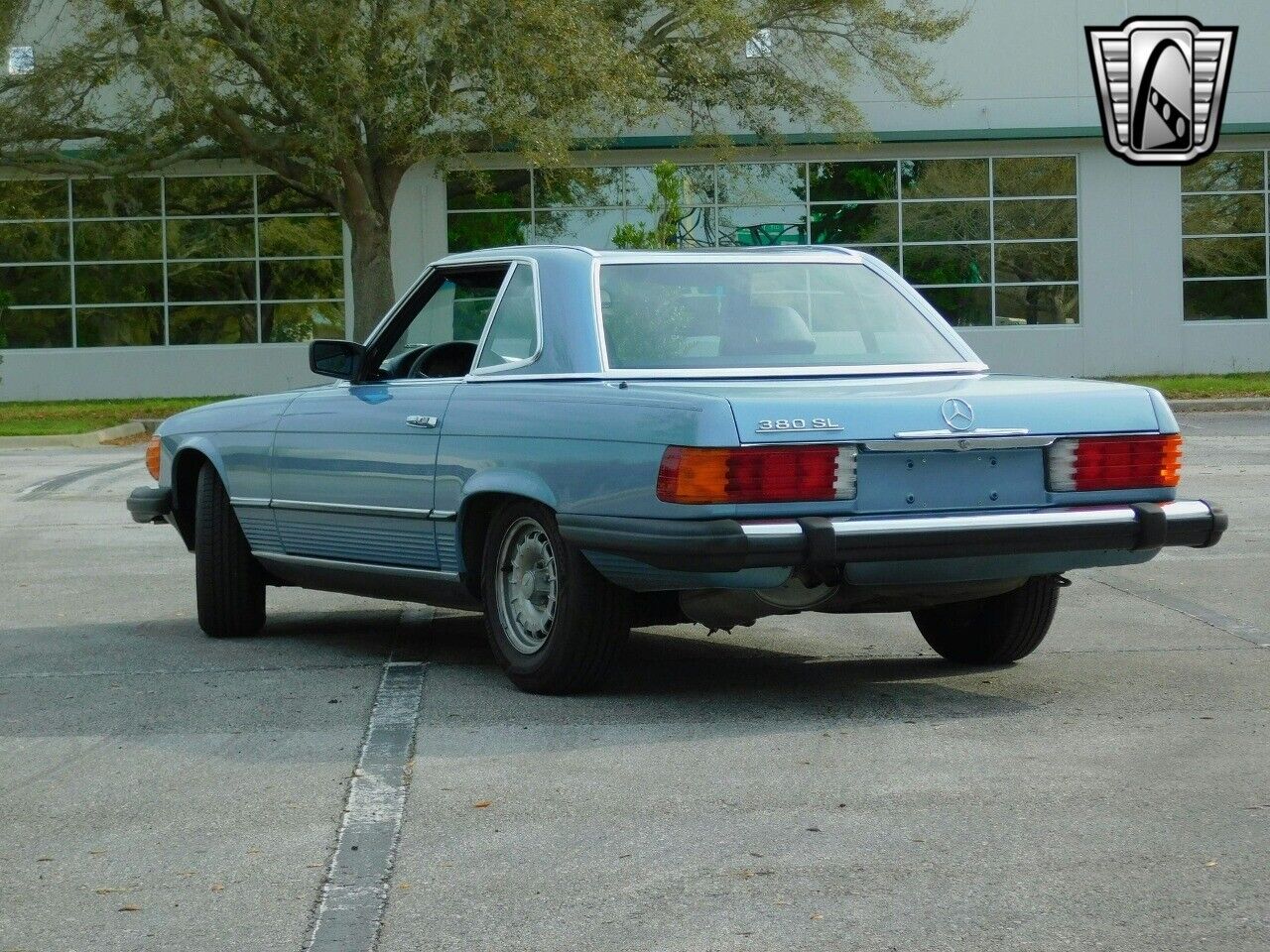 Mercedes-Benz-SL-Class-1985-Blue-Blue-90761-4