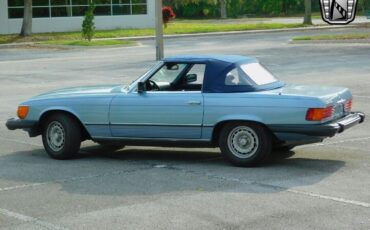 Mercedes-Benz-SL-Class-1985-Blue-Blue-90761-7