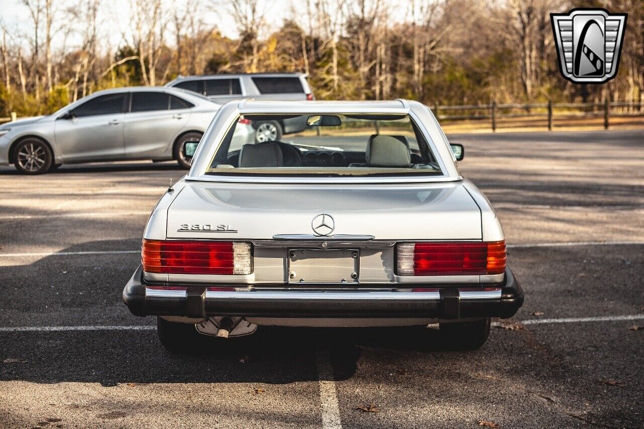 Mercedes-Benz-SL-Class-1985-Gray-Gray-152312-5