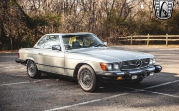 Mercedes-Benz-SL-Class-1985-Gray-Gray-152312-8