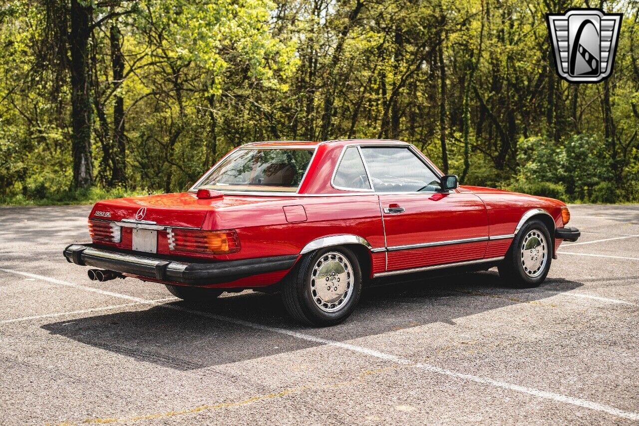 Mercedes-Benz-SL-Class-1986-Red-Tan-358740-6