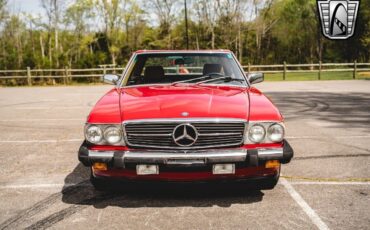 Mercedes-Benz-SL-Class-1986-Red-Tan-358740-9