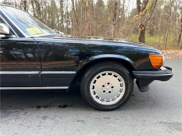 Mercedes-Benz-SL-Class-1987-Black-Gray-110290-11