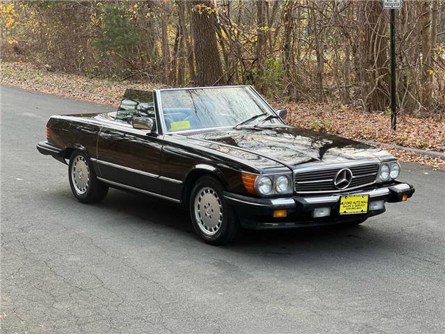 Mercedes-Benz-SL-Class-1987-Black-Gray-110290-3