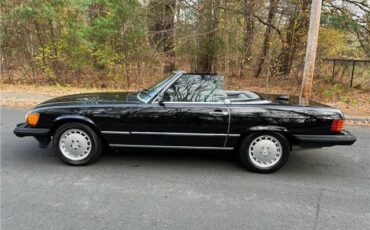 Mercedes-Benz-SL-Class-1987-Black-Gray-110290-6