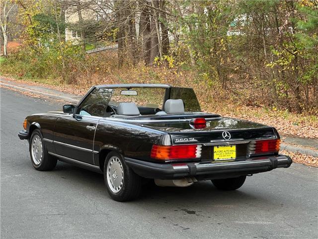 Mercedes-Benz-SL-Class-1987-Black-Gray-110290-9