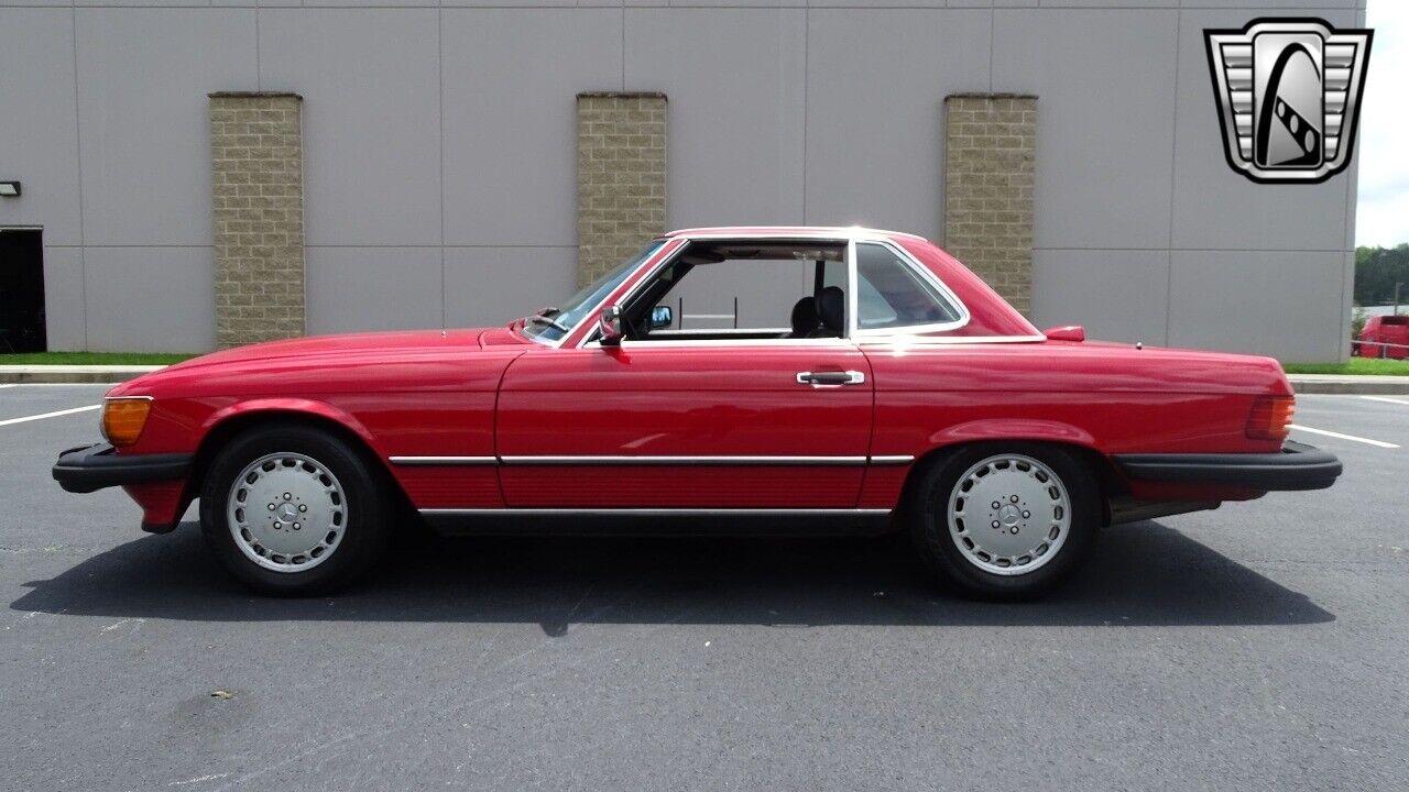 Mercedes-Benz-SL-Class-1987-Red-Black-268157-2